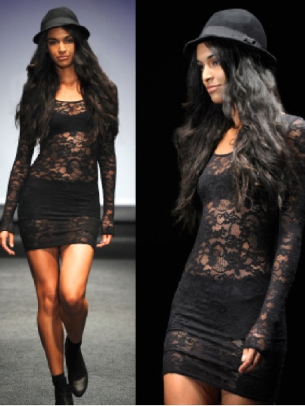 👗(3/$99) Talula Black Lace Long Sleeve Mini Dress